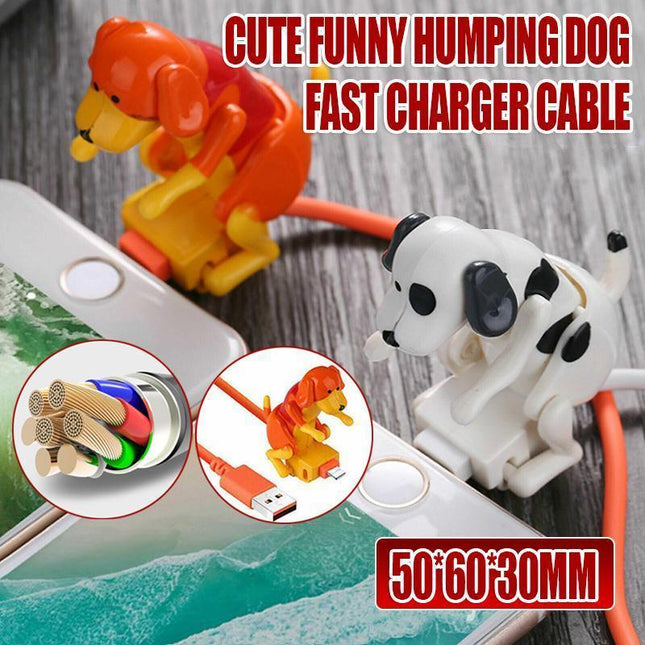Cute Funny Humping Dog Fast Charger Cable For Type-C Charging - Aimall