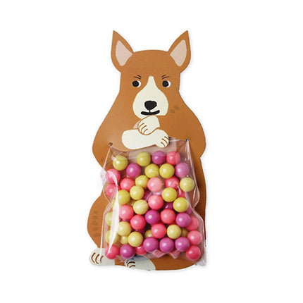100pcs Cute 3D Cartoon Animal Candy Bags for Party Favors Birthday Gift Wrapping