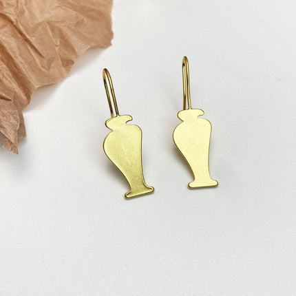 Vintage Vase Star Earrings Simple Everyday Studs Fashion Jewellery Women