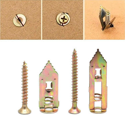 100PCS Self-Drilling Anchors Screws Percussion Expansion Kit -12x30mm/12x40mm