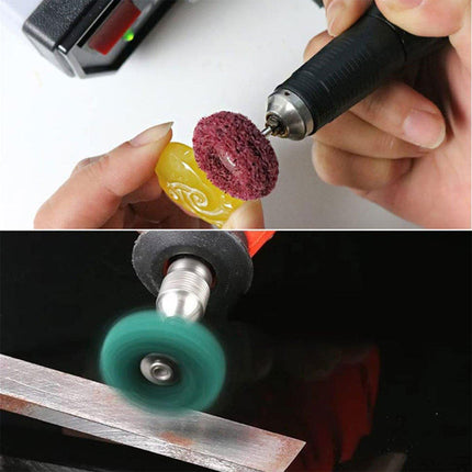 50pcs Mini Nylon Brush Set Grinding Head Polishing Machine Accessories Tools