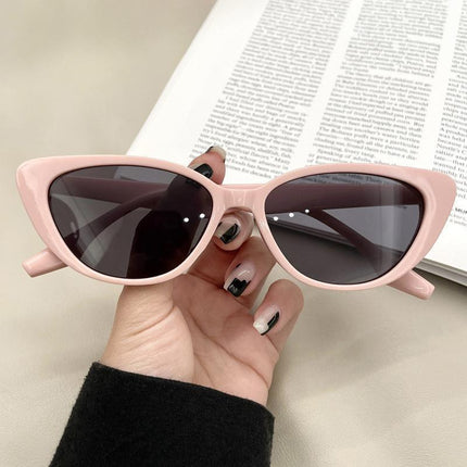 Unisex Womens Mens Retro Rapper Vintage Cat Eye Round Glasses Fashion Sunglasses - Aimall
