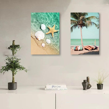 Living Room Wall Art Decorative Painting Beach Seaside Travelling Landscape
