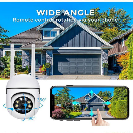 Wireless Security Camera System Outdoor Home Wifi Night Vision Cam 1080P HD A7 - Aimall