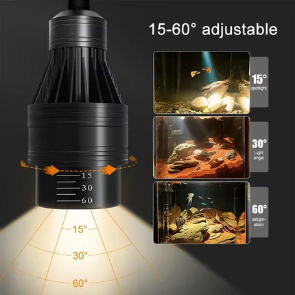 Fish Tank Clamp Light Special Focus Aquarium Lamp for Viewing Landscape Lighting