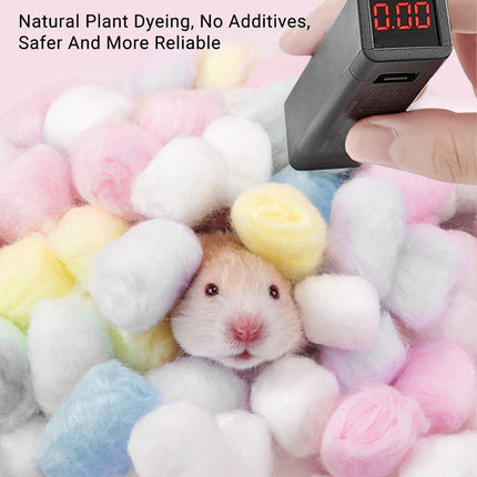 5pcs Hamster Winter Cotton Balls Quilt Toys Nest Accessories Warm Bedding Set