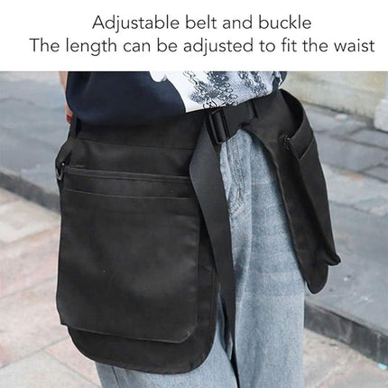 Gardening Apron Half-length Waist Bag Tool Work Clothes Adjustable Short Apron