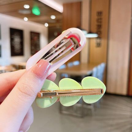 2X Sweet Candy Color Cute Korean Style Hair Clip BB Clip Female Hairpin Headwear - Aimall