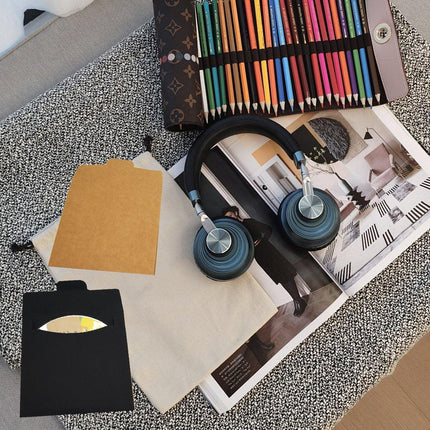 50PCS Kraft Paper CD Envelopes Card Holders Brown Paper Bags for Cards Documents