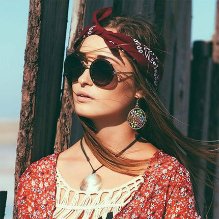 3Set Pairs Bohemian Style Earrings Retro Ethnic Fashionable Romantic Su Earrings