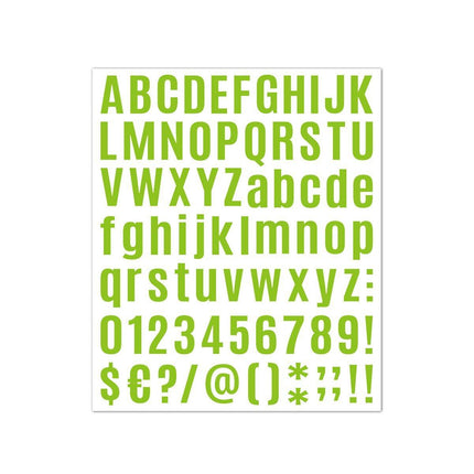 10pcs Letter Stickers Colorful DIY Scrapbooking Water Bottle Greeting Cards