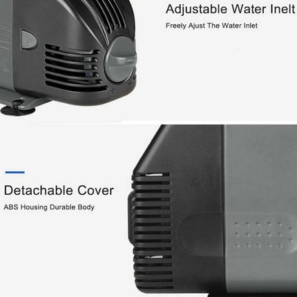 Adjustable Flow Aquarium Pump Water Submersible Fish Tank Fountain Pond Marine - Aimall