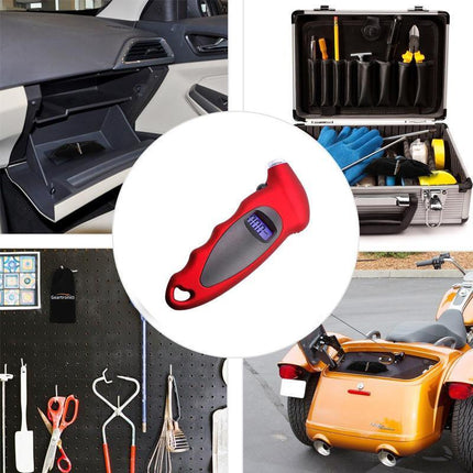 LCD Tyre Car air pressure tester Digital Gauge Auto Truck Tire Motorcycle Meter - Aimall