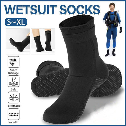 3mm Neoprene boots Diving Surfing Swim Wetsuit Snorkeling Boots Watersport Socks