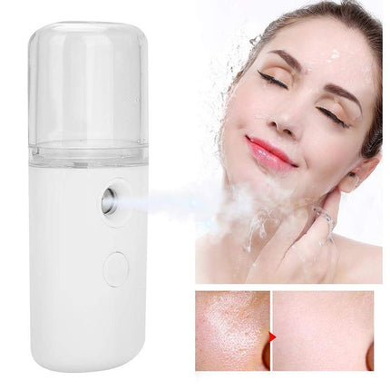 Face Moisturizing Mist Spray Machine USB Nano Facial Mister Facial Humidifier - Aimall