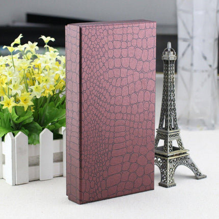 10PCS Luxury Gift Box Set Belt Handbag Wallet Packaging Faux Leather Hard Case