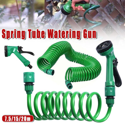 Telescopic Water Hose with Nozzle Garden Sprinkler for Plant Watering Household