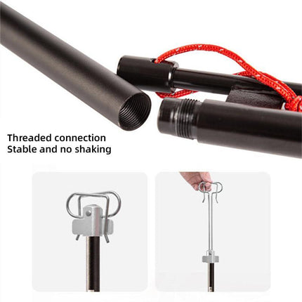 Outdoor Camping Light Stand Portable Camp Lighting Pole Adjustable Stand for Use
