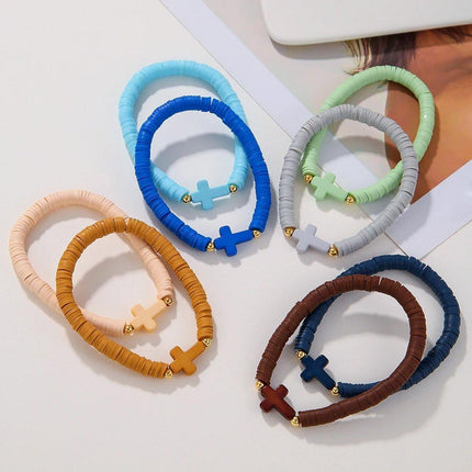 8/14pcs Bohemian Bracelet Set Colourful Beaded Bracelets Stackable Jewelry Gift