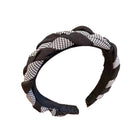 Women Headband Twist Hairband Hoop Knit Knot Cross Tie Wide Headwear Accessories - Aimall