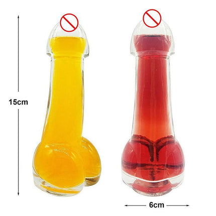 4Pcs Penis Shaped Wine Glass Cup Whiskey Glasses Drinking Cocktail Party Bar - Aimall