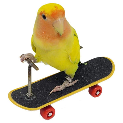 2pcs Parrot Finger Scooters Toys Interactive Parrot Play Scooter Set for Birds