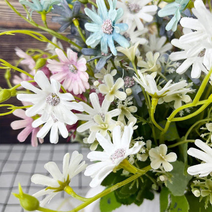 6x Artificial Small Soft Chrysanthemum Home Office Daisy Flower Party Decor DIY