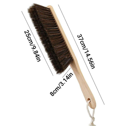 Household Log Color Soft Rubber Hair Long Handle Cleaning Brush Dusting Brush