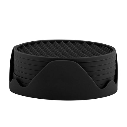 6pcs Silicone Coaster Non-slip Heat Resistant Table Mats Tea Cup Drink Holder