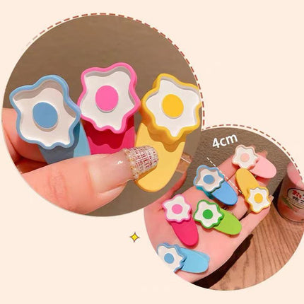 Flower Hairpin Floral Baby Barrette Kids Hair Snap Children Hair Clip Accessory - Aimall