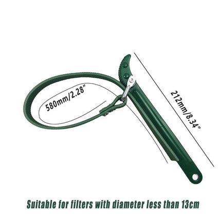 Oil Filter Belt Wrench Puller Strap Spanner Filter Cartridge Removal Tool