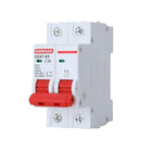 AC Circuit Breaker Solar 220-380V 2Pole Double MCB Mini 10-63 Amp