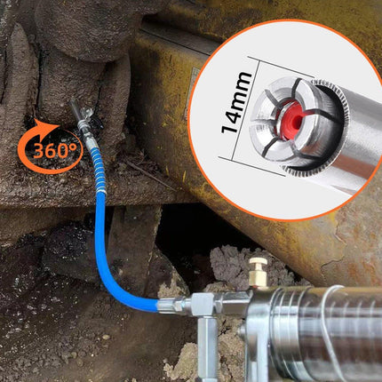 Grease Coupler Heavy-Duty Quick Release Grease Gun Coupler NPTI/8 10000PSI
