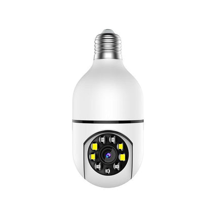 360° Panoramic WiFi IR IP E27 Light Bulb Camera HD Night Smart Home A6 - Aimall