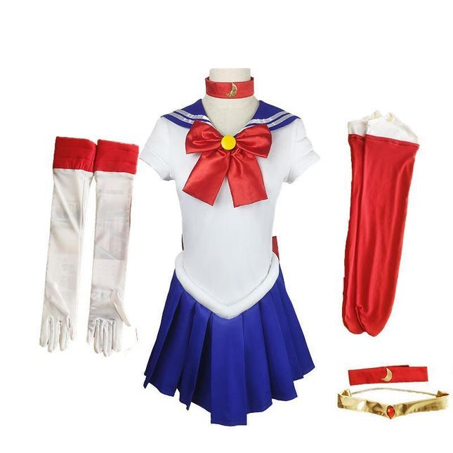 Anime Sailor Moon Tsukino Usagi Cosplay Costume Uniform Dress Halloween Outfits AU - Aimall