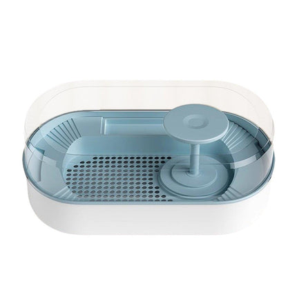 Small Turtle Feeding Tank Basin Aquarium Feeding Box for Turtles Reptiles