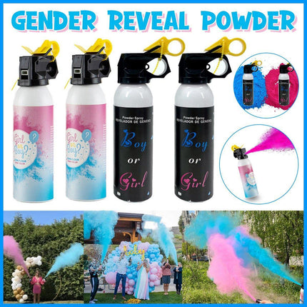 Gender Reveal Powder Blaster Blue Pink Spray Bottle Boy Girl Colour Powder Spray