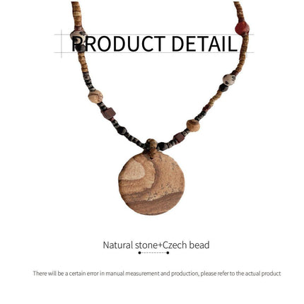 Bead Hoisting Clavicle Chain Fashion Necklace Mori Style Sweater Jewelry