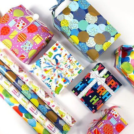 Vibrant and joyful Present Wrapping Paper for special occasions