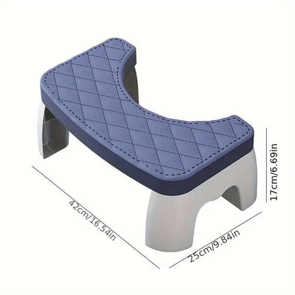 Toilet Stool Anti-Slip Bathroom Footstool for Home Use with Stable Support Design