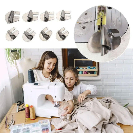 Household Sewing Machine Attachment Spiral Flanger Towel Fabric Puller Tool