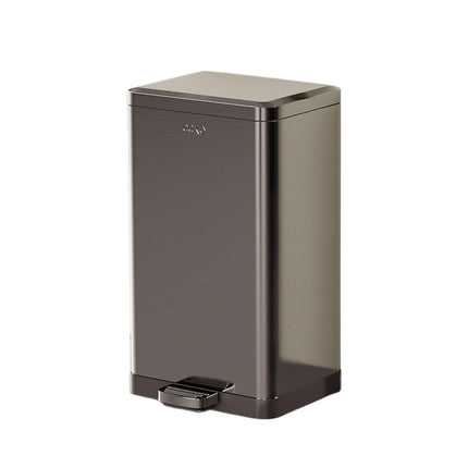 20L Rubbish Bin Foot Operated Household Trash Can with Lid Large Capacity