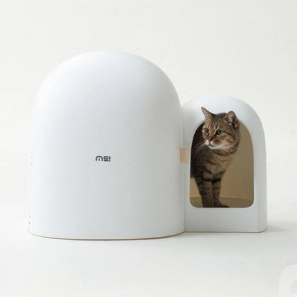 Fully Enclosed Cat Litter Box Large Small Deodorant Anti-Splash Sand Tray Toilet