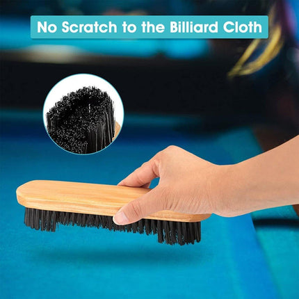 2PCS Brush Rail Brush Set Billiard Table Cleaning Kit Pool Table Corner Brush