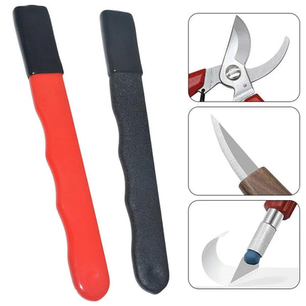 5pcs Handheld Garden Tool Knife Sharpener Quick Pocket Blade Carbide Sharpener