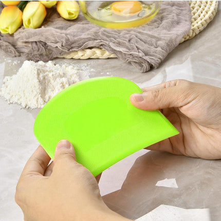 Baker Dough Scraper Sourdough Pizza Cake Pastry Bread Cutter Slicer Cutting Tool - Aimall