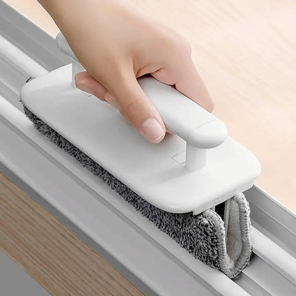 Window Groove Cleaning Brush Removable Door Gap Cleaner Dead Angle Wiper Tool