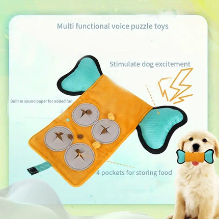 Interactive Dog Puzzle Toys Food Dispensing Stress Relief Hidden Treat Training
