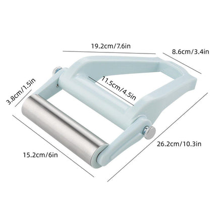 Stainless Steel Non Stick Rolling Pin Pastry Dough Roller Baking Making Tool