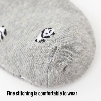 Cute Cat Design Women Cotton Socks Fun Cartoon Cute Tube Socks for Casual Wear